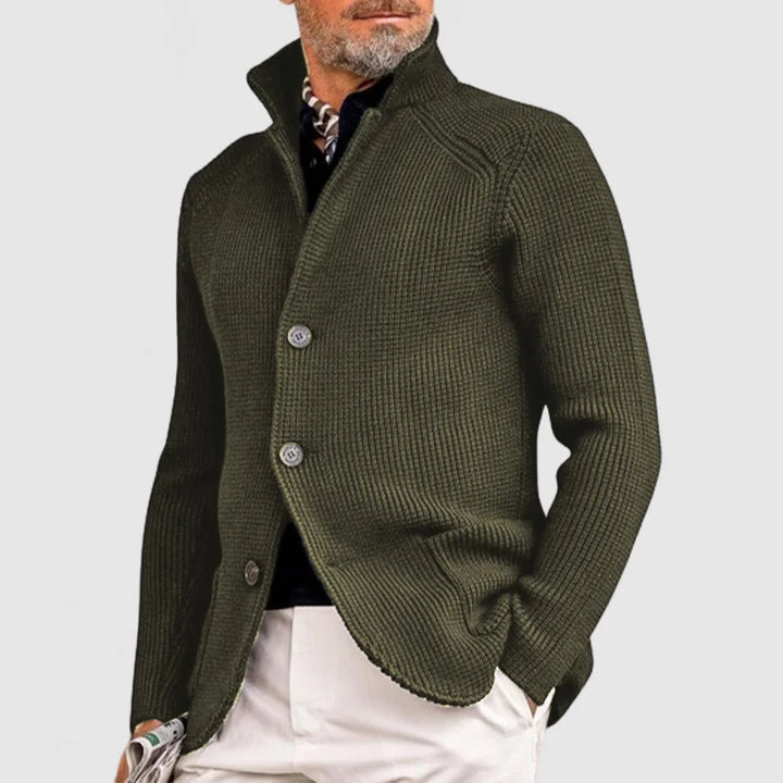 Klassische Strickjacke mit Knopfleiste für Herren