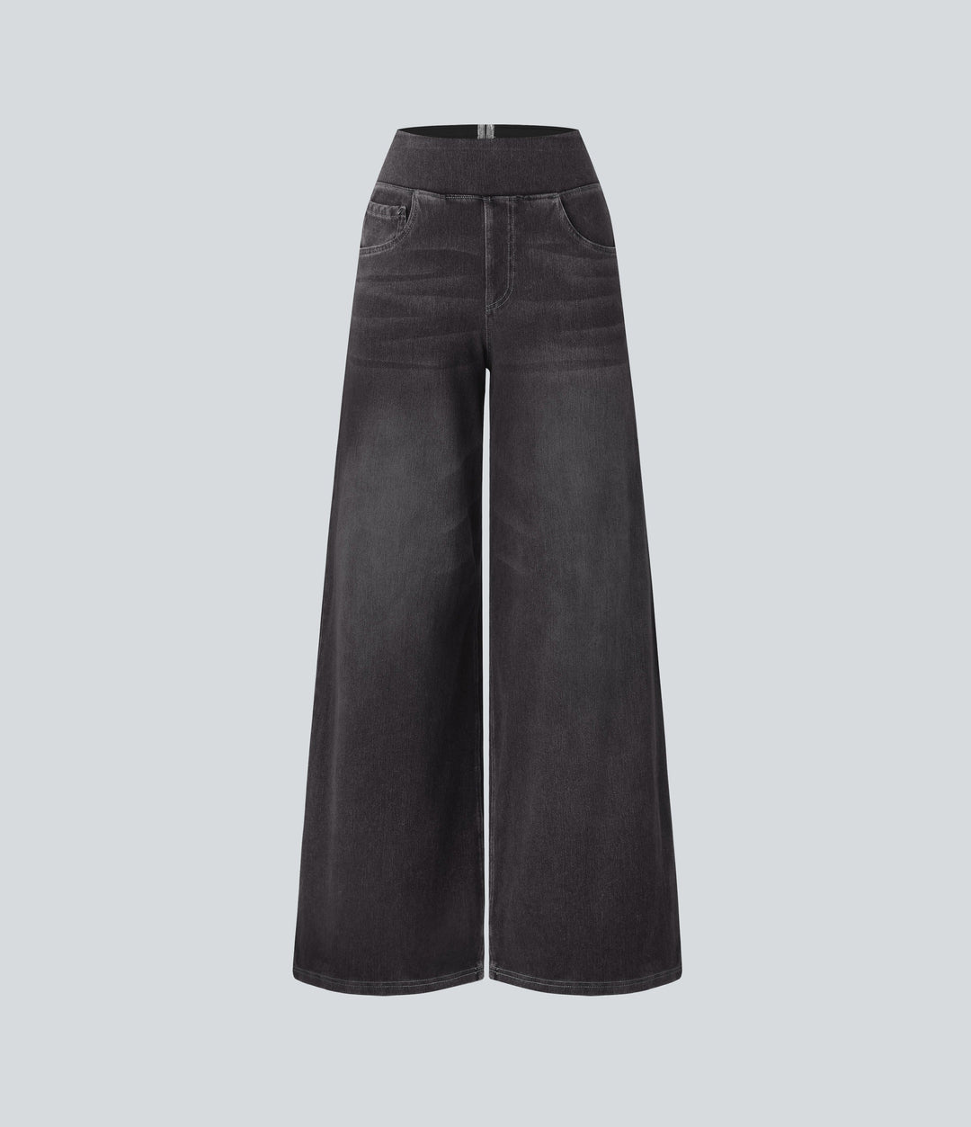 Elastische Jeans Hose mit hoher Taille für Damen