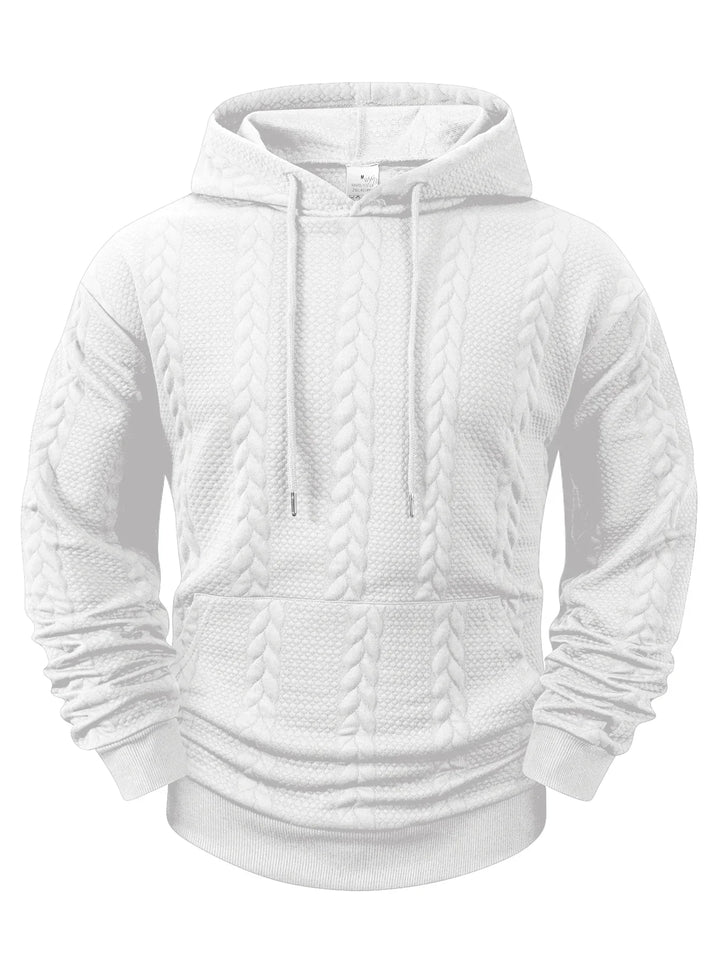 Gestrickter Herren Pullover mit Kapuze - Weiche Textur und Komfort für den Alltag