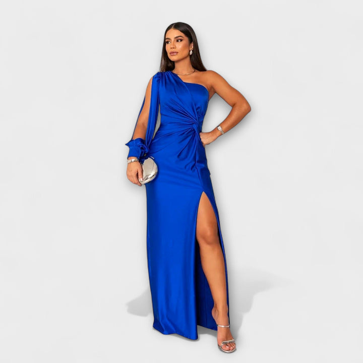Elegantes Damen Kleid mit Rundhalsausschnitt - Zeitlos und Vielseitig