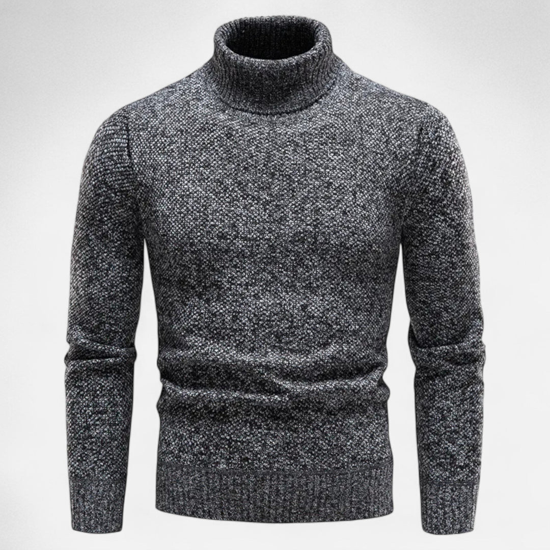 Dicker Gestrickter Rollkragenpullover für Herren