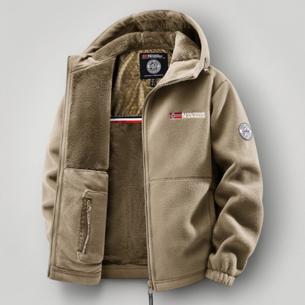 Herren Winterjacke mit Thermofleece-Futter - Wetterfest und Winddicht