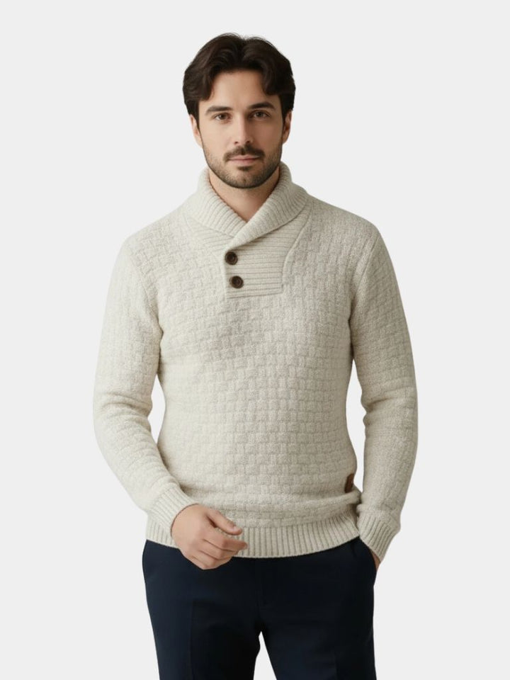 Eleganter Herren Strick-Pullover mit tailliertem Schnitt - Weich und Stilvoll