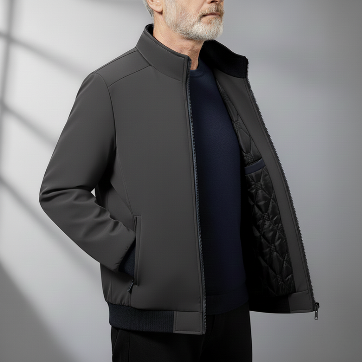 Herren Gesteppte Softshell-Jacke - Leicht, Warm und Wetterfest für den Alltag