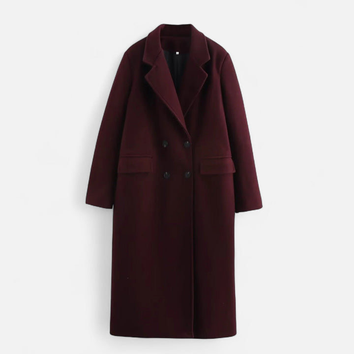 Eleganter zweireihiger Trenchcoat für Damen