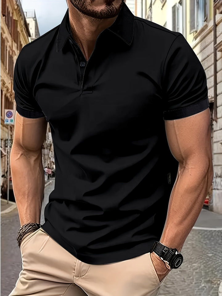 Klassisches Herren Kurzarm-Poloshirt mit Kragen - Zeitlos und Vielseitig