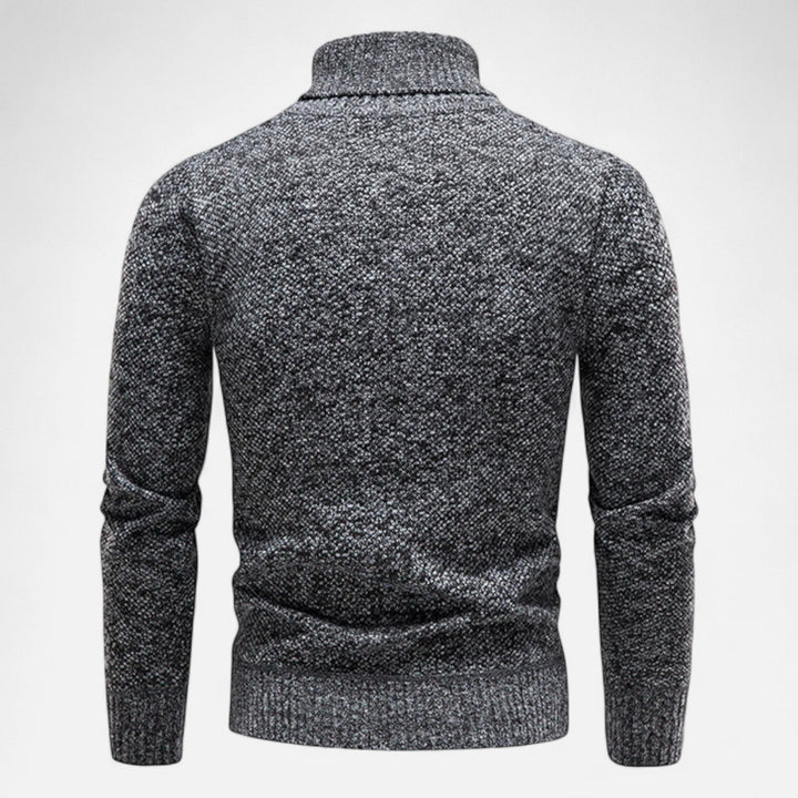 Dicker Gestrickter Rollkragenpullover für Herren