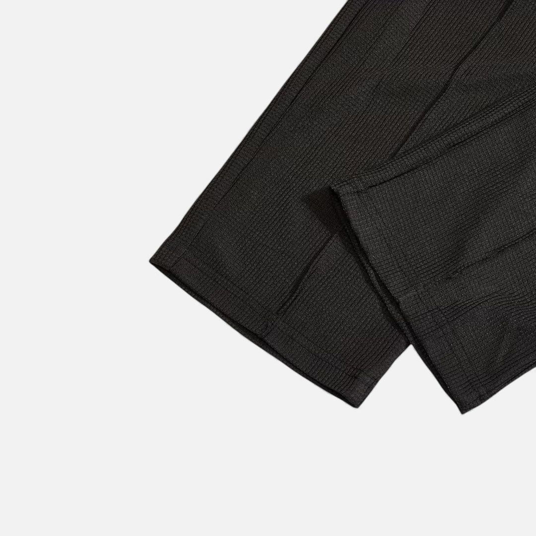 Zweiteiliges Waffel-Strick Herren Freizeitoutfit