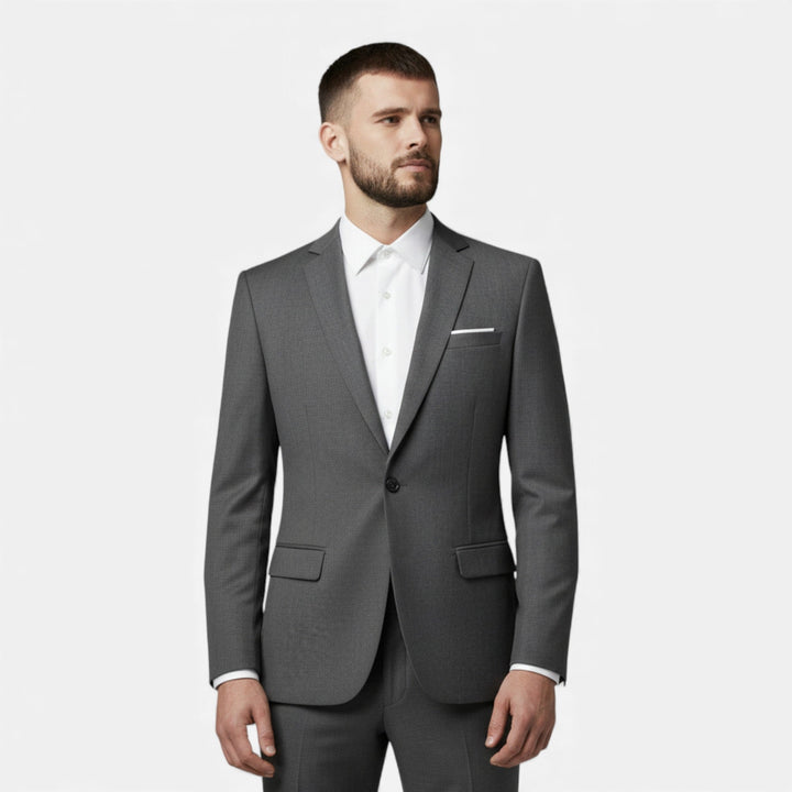 Eleganter Einreihiger Herren Blazer für Business und Feierlichkeiten