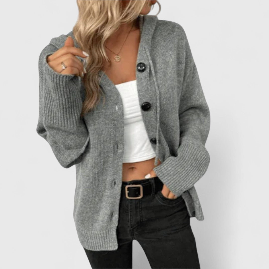 Klassischer Damen Cardigan mit Knopfleiste - Zeitlos und Vielseitig