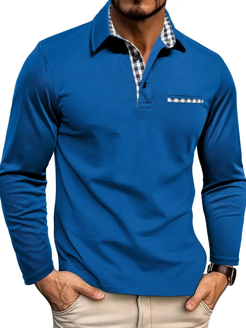 Langarm Poloshirt Herren – Klassisch Elegant