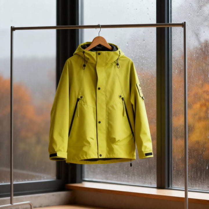 Wasserdichte Herren Tech Softshell Jacke mit verstellbarer Kapuze