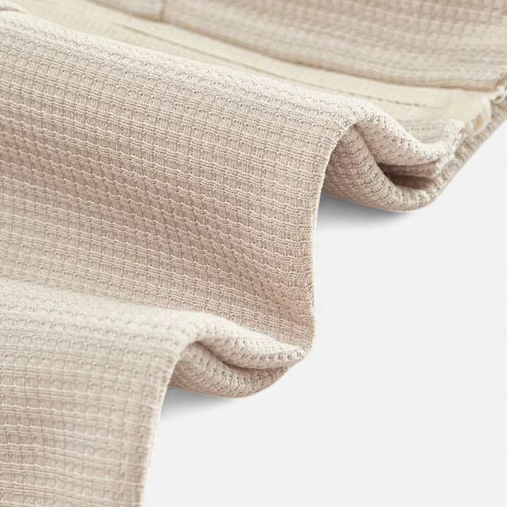 Zweiteiliges Waffel-Strick Herren Freizeitoutfit