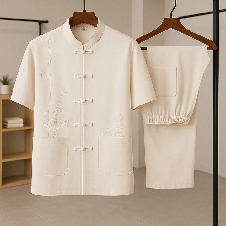 Elegantes Herren Seiden Set