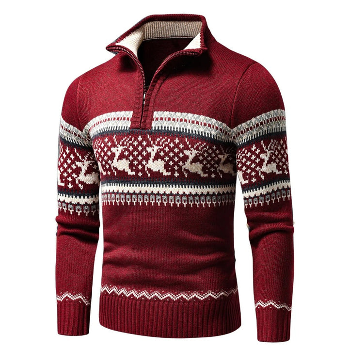 Robert | Eleganter festlicher Winterpullover 0