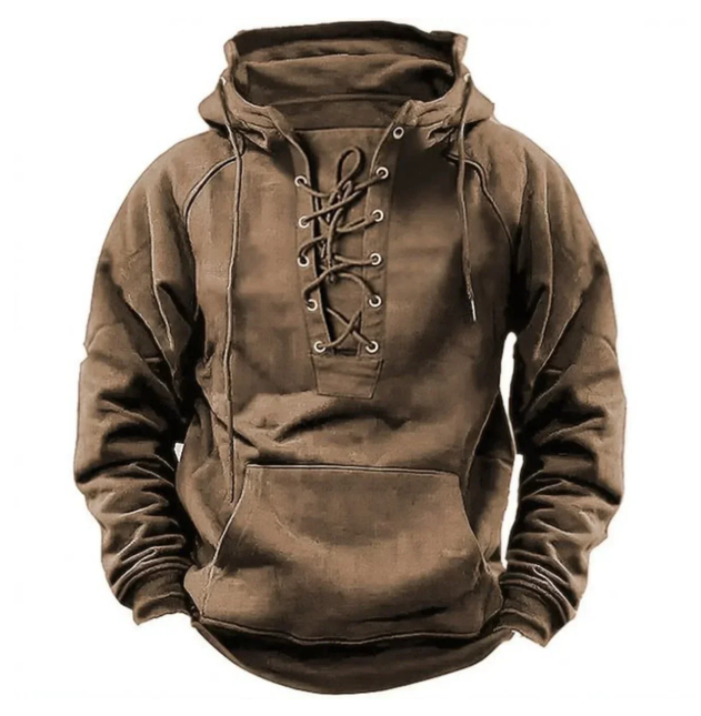 Herren Premium Hoodie mit Fleece-Futter - Robuste Outdoor-Kapuzenpullover