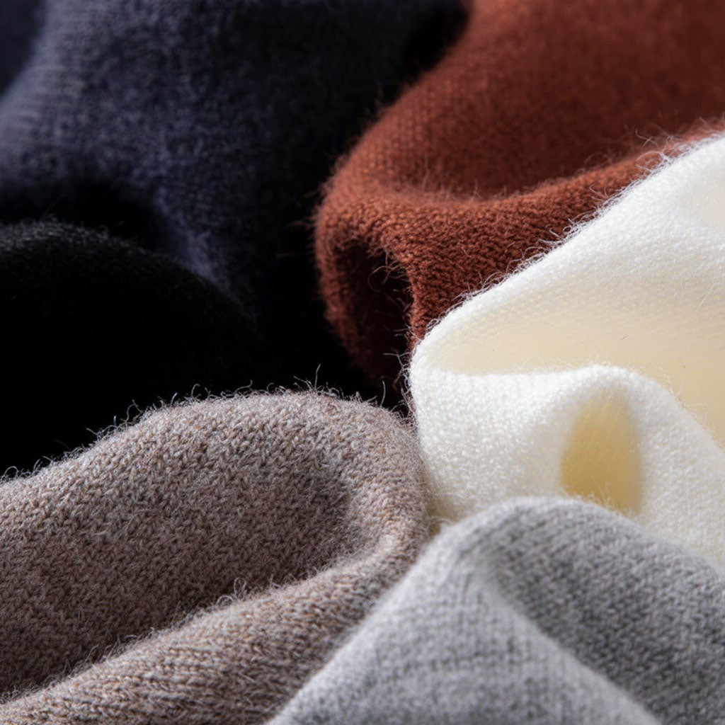 Luxuriöser V-Ausschnitt Pullover Herren Premium Strick