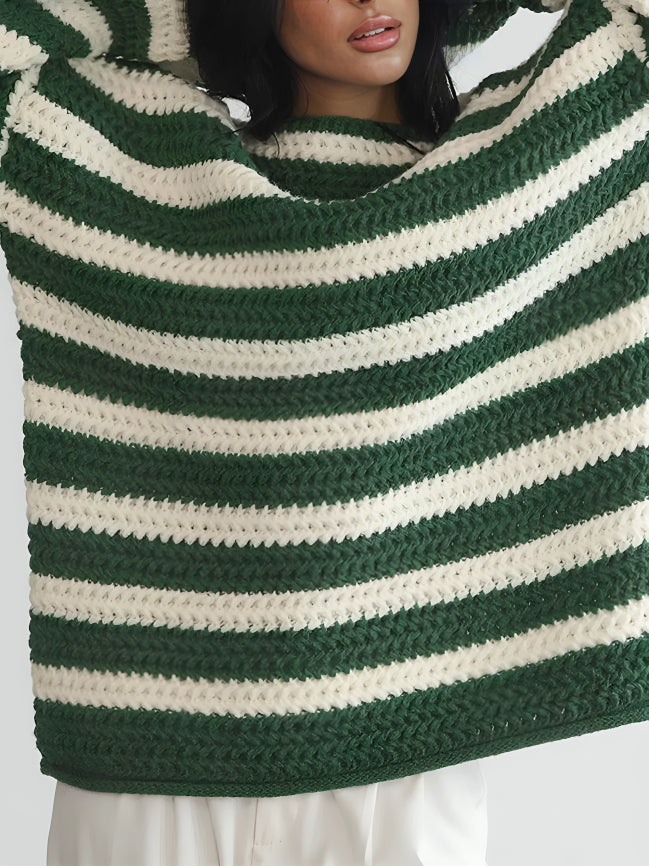 Kuschelig-weicher Damen Strick-Pullover mit Relaxed Fit