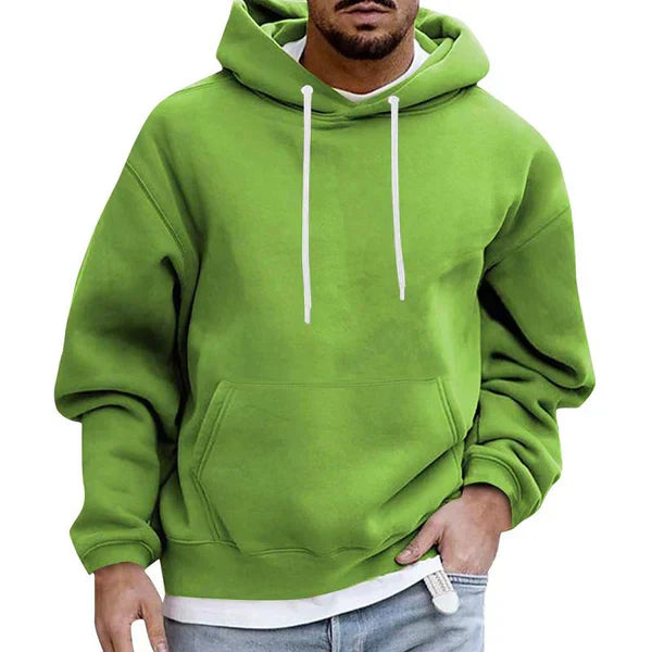 Komfortabler Herren Kapuzenpullover mit Tasche