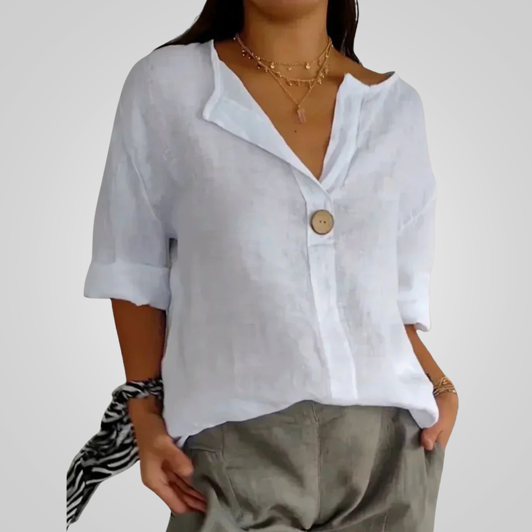 Leichtes Damen Leinenhemd - Atmungsaktiv und Luftig für Sommer