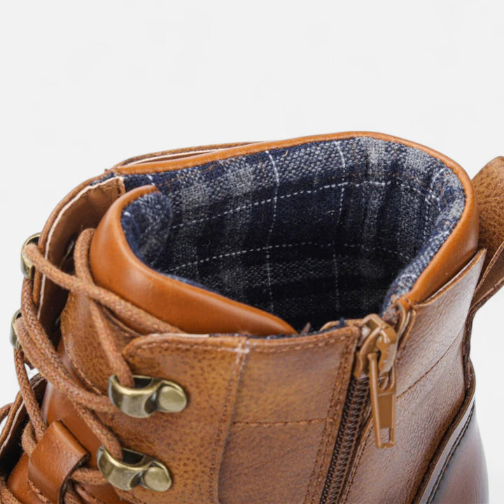 Leichte Leder Herren Stiefel