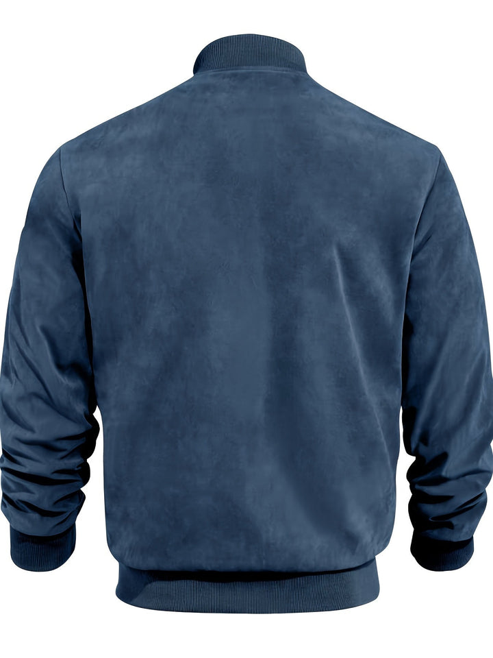 Vintage Wildleder-Optik Herren Jacke