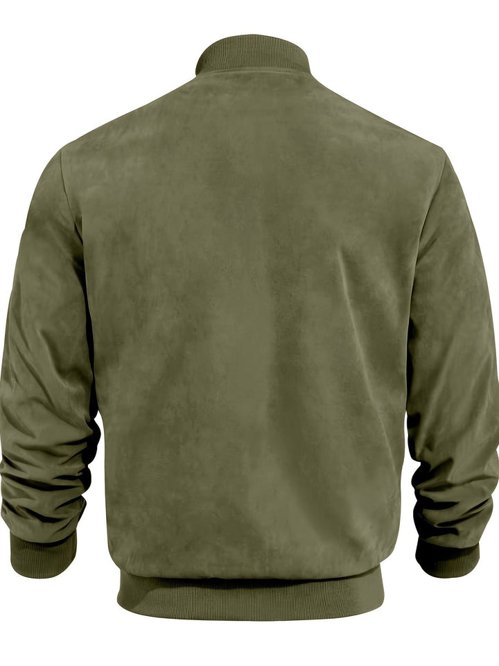 Vintage Wildleder-Optik Herren Jacke