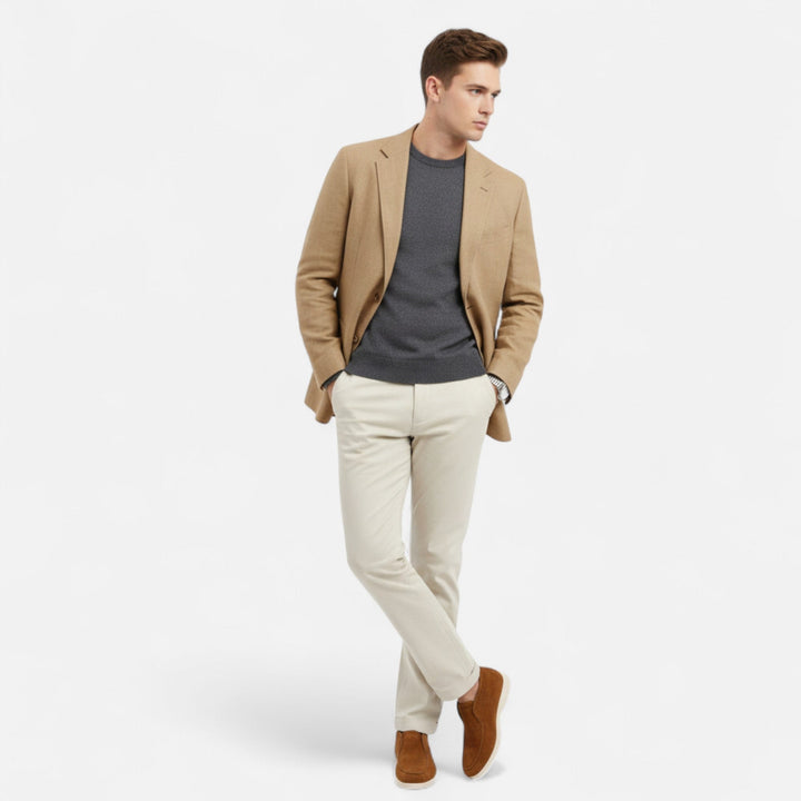 Elegante Wildleder Herren Slipper Loafers