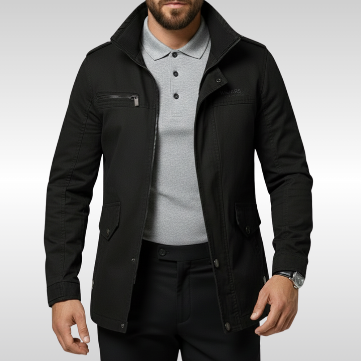 Strukturierte moderne Herren Feldjacke