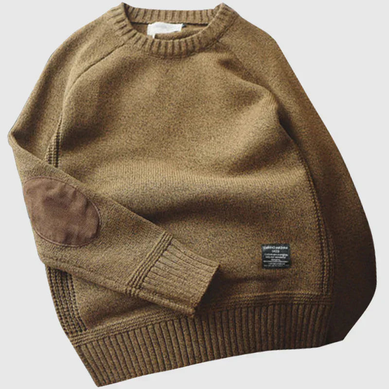 Klassischer Herren Alpin-Pullover - Warmer Strickpullover für Winter