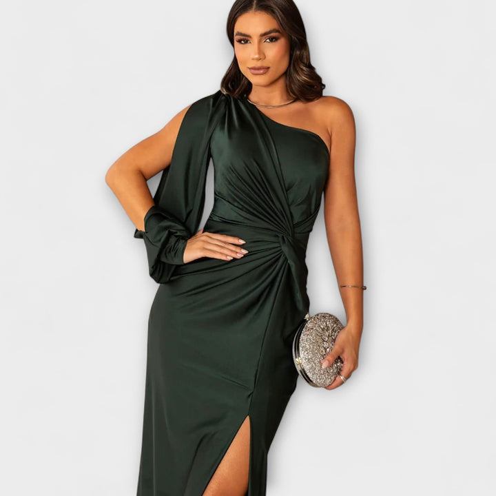 Elegantes Damen Kleid mit Rundhalsausschnitt - Zeitlos und Vielseitig