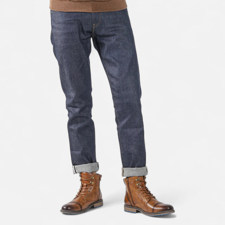 Leichte Leder Herren Stiefel