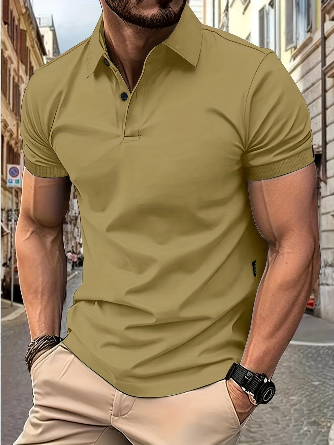 Klassisches Herren Kurzarm-Poloshirt mit Kragen - Zeitlos und Vielseitig