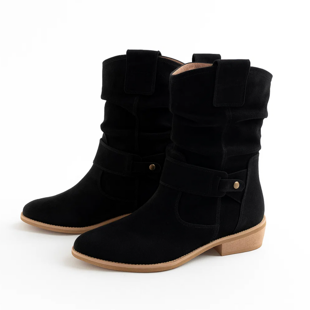 Elegante Wildleder Stiefeletten für Damen