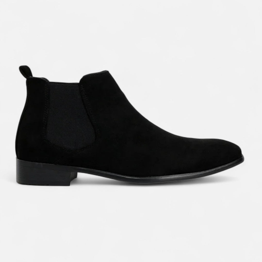 Elegante Wildleder Chelsea Boots für Herren mit quadratischer Zehenpartie