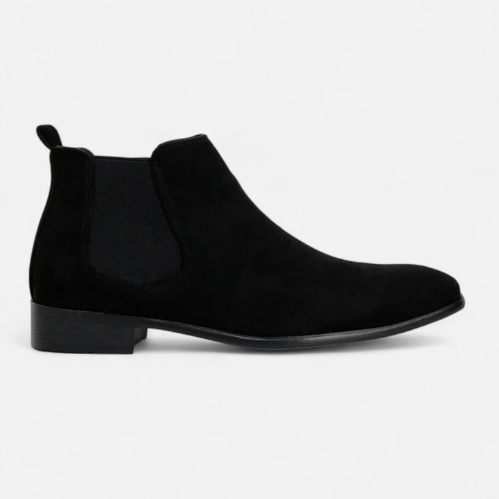 Elegante Wildleder Chelsea Boots für Herren mit quadratischer Zehenpartie