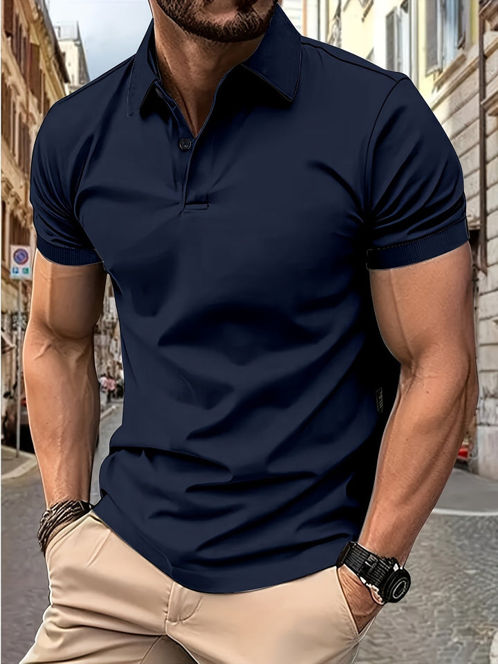 Klassisches Herren Kurzarm-Poloshirt mit Kragen - Zeitlos und Vielseitig