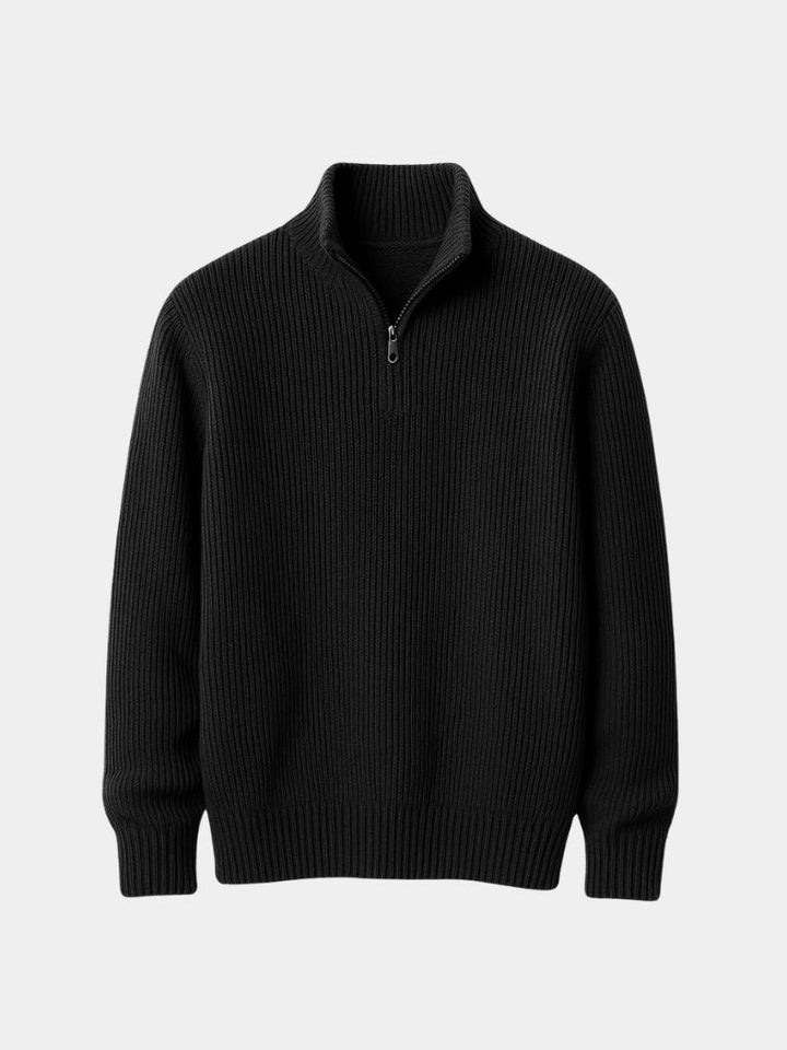 Classic Highland Quarter - Zip Sweater - Cross & Crown - Cross & Crown