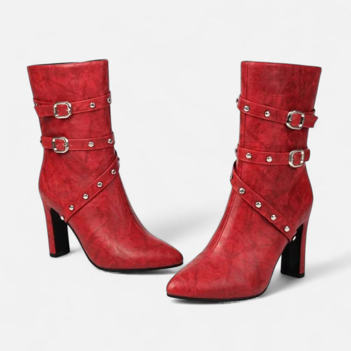 Elegante Luxuriöse Damen Ankle Boots mit Spitzer Zehenpartie