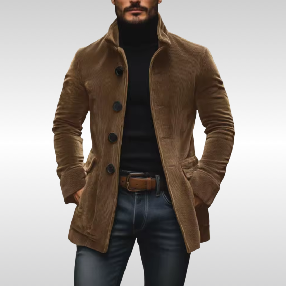 Elegante Cord Jacke für Herren