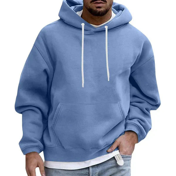 Komfortabler Herren Kapuzenpullover mit Tasche