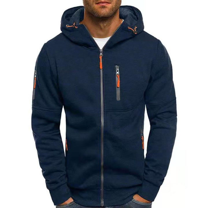 Herren Kapuzen-Sweatjacke mit Reißverschluss - Atmungsaktiv und Bequem