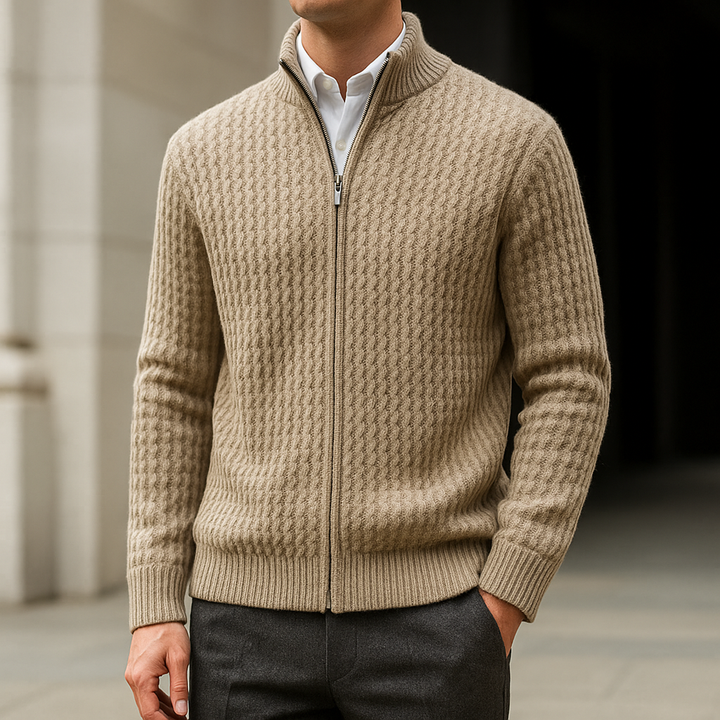 Weicher Premium Merino Wolle Herren Pullover