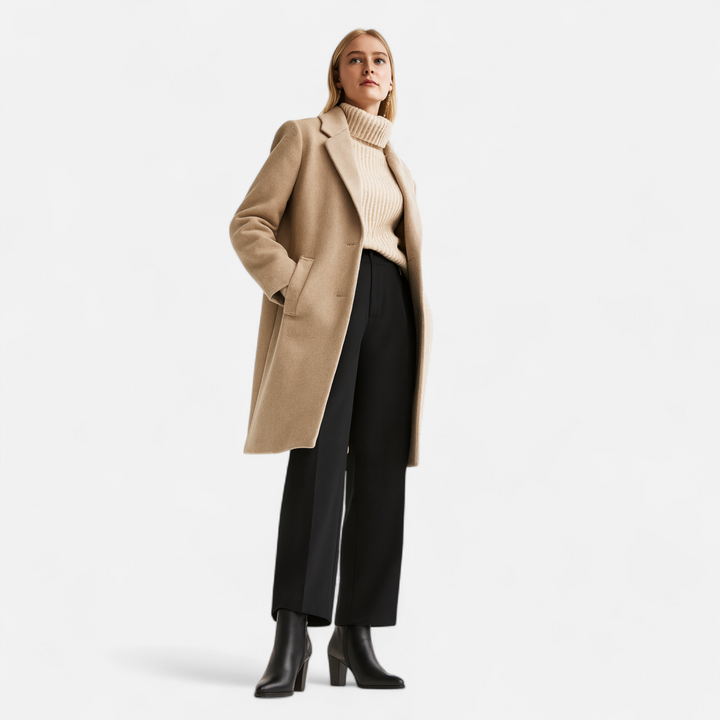 Retro Stiefeletten mit Blockabsatz und Reißverschluss für Damen