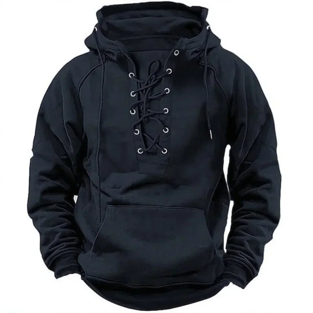 Herren Premium Hoodie mit Fleece-Futter - Robuste Outdoor-Kapuzenpullover
