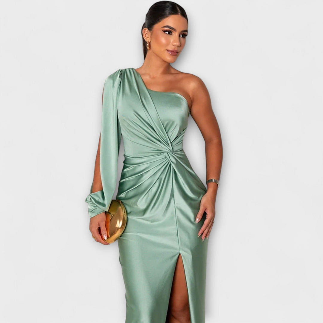 Elegantes Damen Kleid mit Rundhalsausschnitt - Zeitlos und Vielseitig