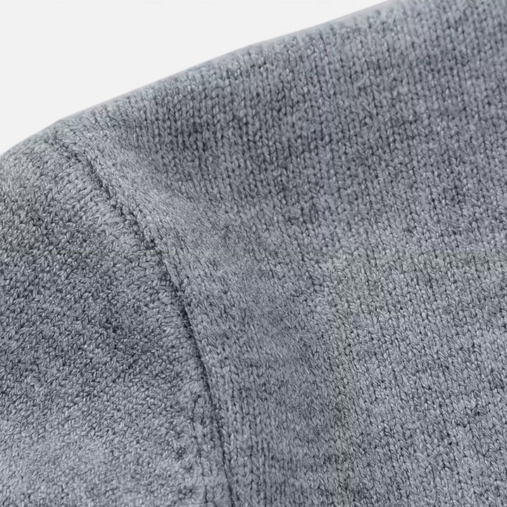 Eleganter Herren V-Ausschnitt Strickpullover