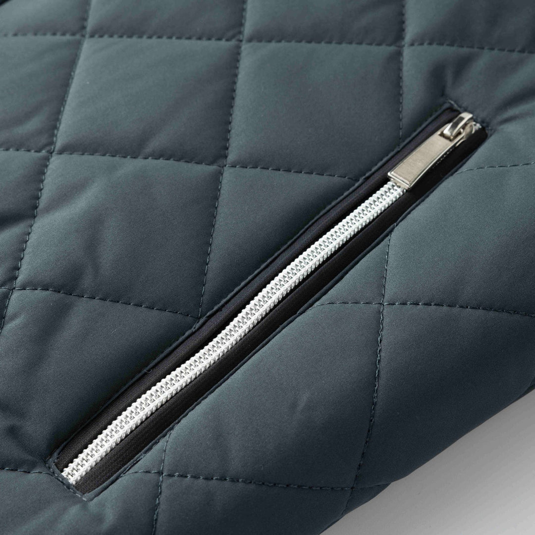 Gesteppte Warme Herren Winterjacke mit Fleecefutter