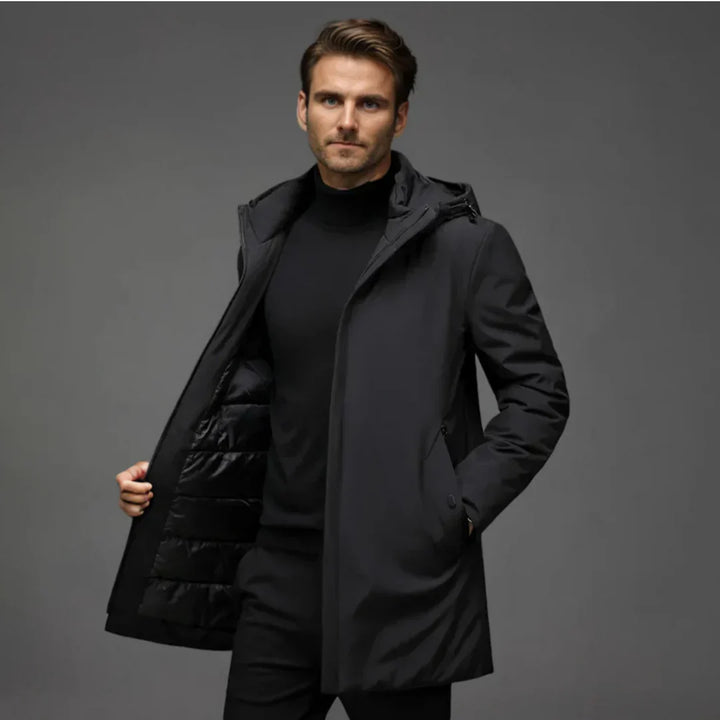 Premium Herren Wintermantel - Slim Fit Design für Business und Freizeit
