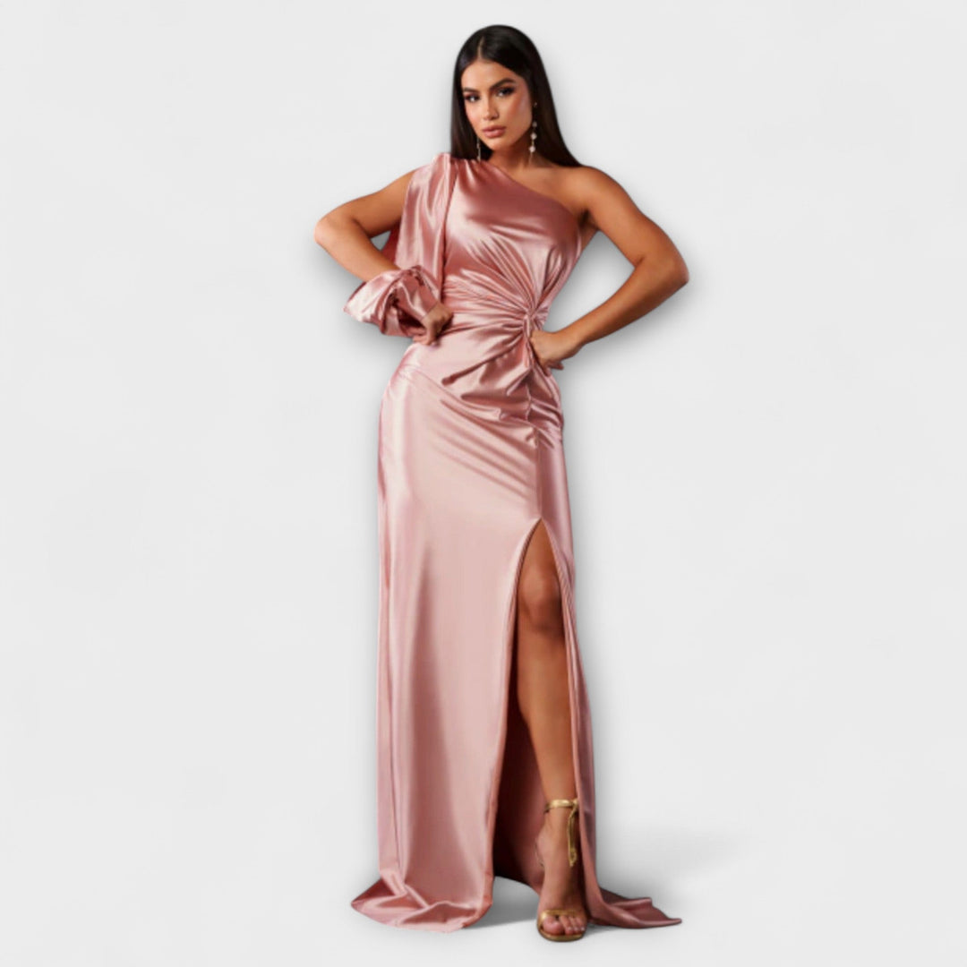 Elegantes Damen Kleid mit Rundhalsausschnitt - Zeitlos und Vielseitig